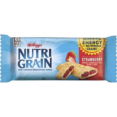 Kelloggs BAR, CEREAL, STRWBRY, NUTRIGRN, PK16 KEB35945
